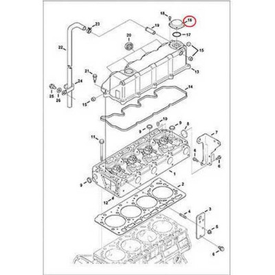 6688655 Крышка сапуна Bobcat