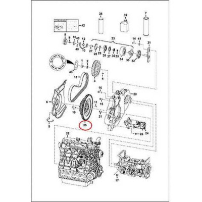7109872 Маховик (з вінцем) Bobcat