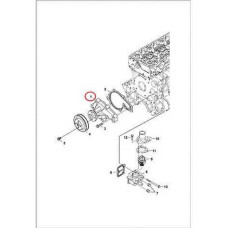7008449 Насос водяной (без шкива) Bobcat