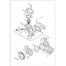 6680852 Насос водяной Bobcat