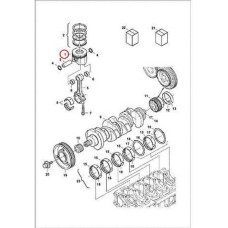 7022427 Поршень (00), +0,50 mm Bobcat
