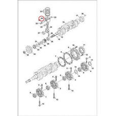 6698105 Поршень,+ 0,25 mm Bobcat