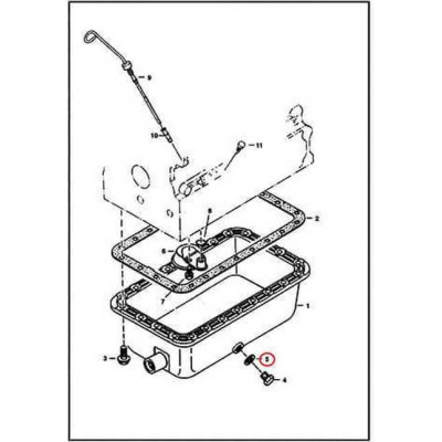 6680484 Прокладка (кольцо) пробки сливной Bobcat