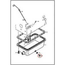 6686979 Пробка поддона сливная Bobcat
