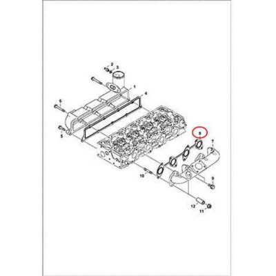 7000659 Прокладка випускного колектора Bobcat