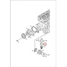 7020988 Прокладка корпуса термостата Bobcat