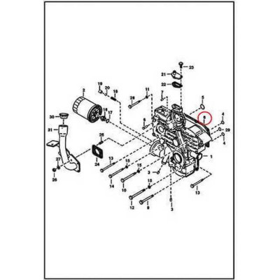 6666800 Прокладка корпуса шестерен Bobcat