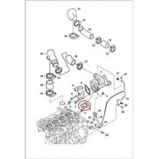 7008514 Прокладка турбокомпрессора Bobcat