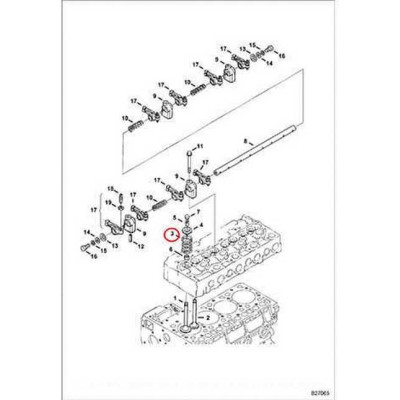 3974514 Пружина клапана Bobcat