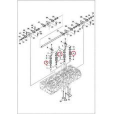 7000662 Пружина клапана Bobcat