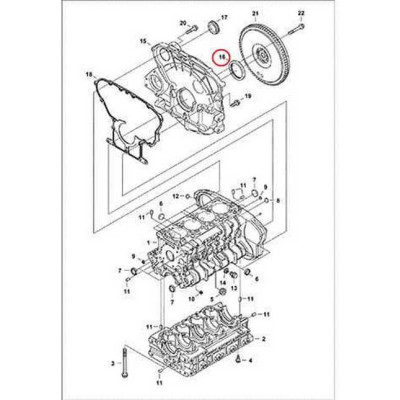 7008390 Сальник корпуса шестерен Bobcat