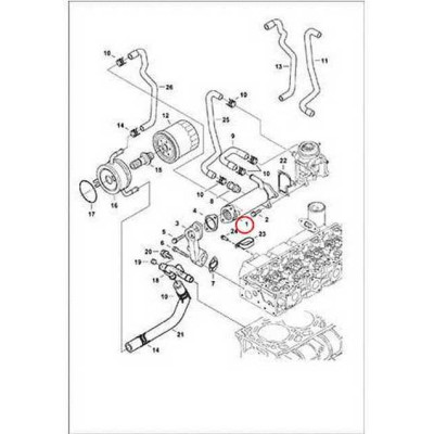7008501 Теплообменник EGR Bobcat