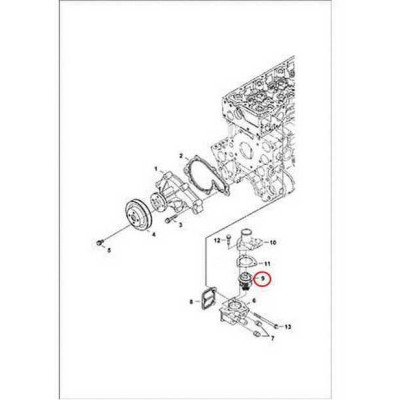6680850 Термостат Bobcat