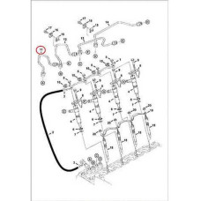 6685102 Трубка топливная высокого давления №1 Bobcat 6685102 Трубка топливная высокого давления №1 Bobcat