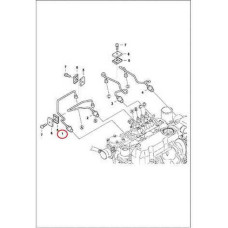7000726 Трубка топливная высокого давления Bobcat 7000726 Трубка топливная высокого давления Bobcat