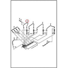 6655219 Трубка топливная высокого давления №1 Bobcat