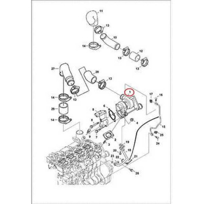 7008469 Турбокомпрессор Bobcat