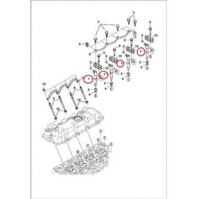 7008498 Форсунка Bobcat