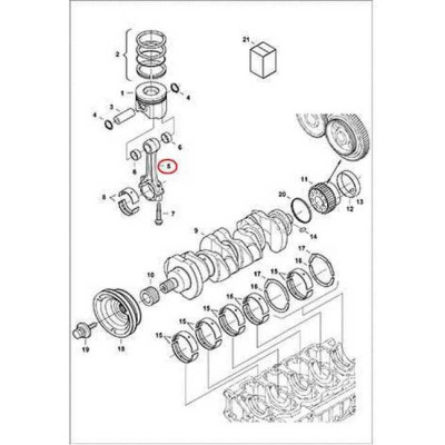 7020997 Шатун Bobcat