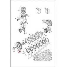 7008542 Шкив вала коленчатого Bobcat 7008542 Шкив вала коленчатого Bobcat