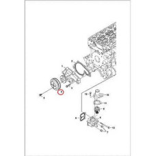 7008541 Шкив водяного насоса Bobcat
