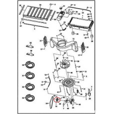 6715924 Шкив привода вентилятора, 114 мм Bobcat