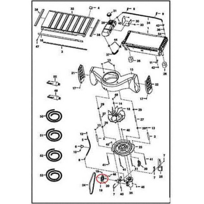 6715924 Шкив привода вентилятора, 114 мм Bobcat