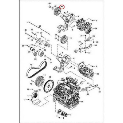 7155309 Шкив привода г/н Bobcat