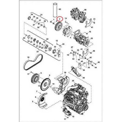 7342313 Шків приводу д / н Bobcat