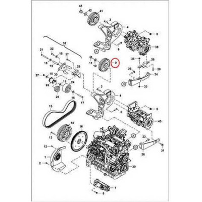 7147858 Шкив привода г/н Bobcat