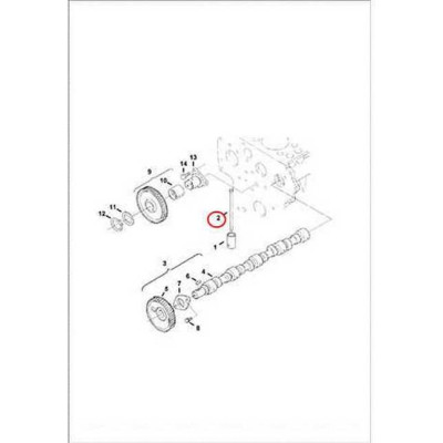 6686035 Штанга толкателя Bobcat