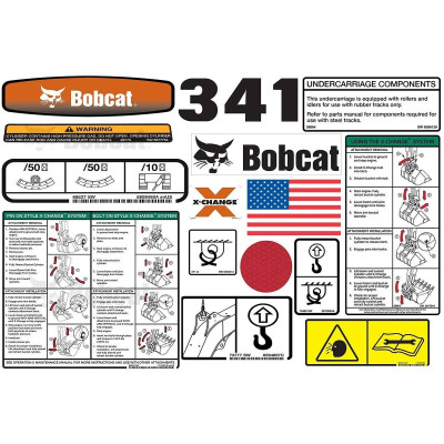 Комплект наклеек Bobcat, 6986666
