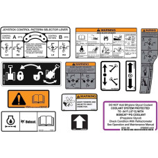 Комплект внутренних и внешних наклеек модели 430 Bobcat, 6986668