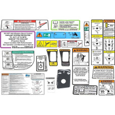 Комплект наклеек для внутреннего и внешнего перевода модели S770 Bobcat, 6990491