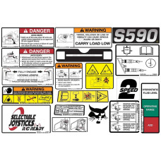 Комплект наклеек S590 Bobcat, 6990600