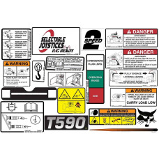 Комплект наклеек T590 Bobcat, 6990602