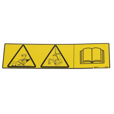 Предупреждающая табличка Bobcat, 7135256 Предупреждающая табличка Bobcat, 7135256