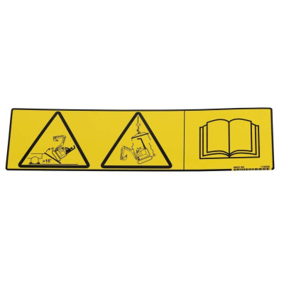 Предупреждающая табличка Bobcat, 7135256