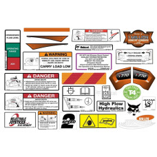 Комплект наклеек T770 Bobcat, 7276002 Комплект наклеек T770 Bobcat, 7276002