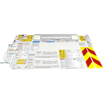 Комплект наружных и внутренних наклеек S550 Bobcat, 7302894