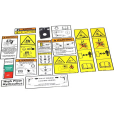 Комплект наружных и внутренних наклеек S550 Bobcat, 7302894