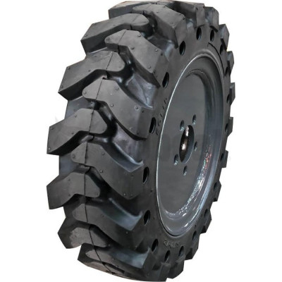 Левая сплошная шина для S70 Bobcat, серый обод, 7365904