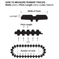 Резиновая гусеница погрузчика Bobcat 450X84X54, 7396440
