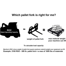 Стандартные вилы для поддонов 2,5K с зубьями 42 дюйма Bobcat, 7445050