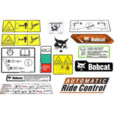Комплект внутренних и внешних наклеек модели T595 Bobcat, 7464026